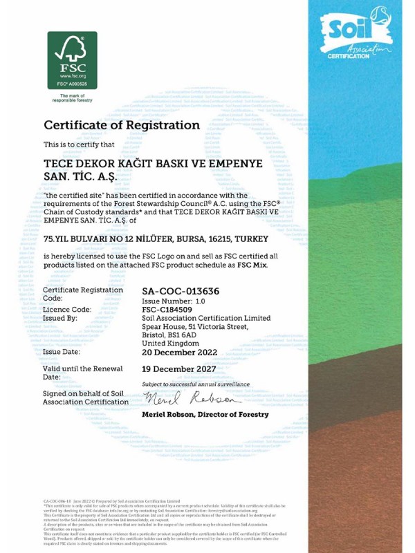 Certificate - Tece