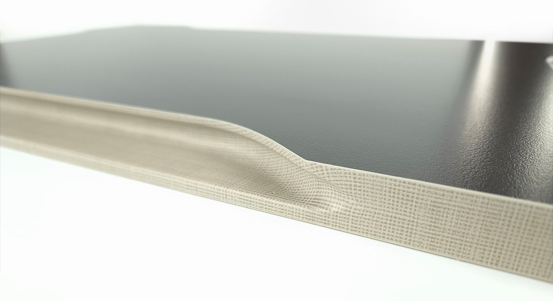 Flexible edgebanding detail