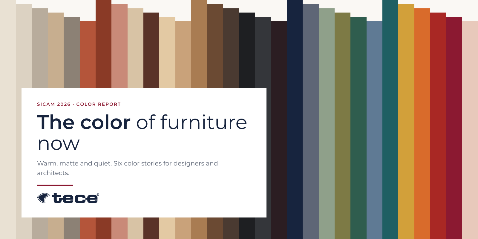 The Color of Furniture Now: Notes from SICAM 2026