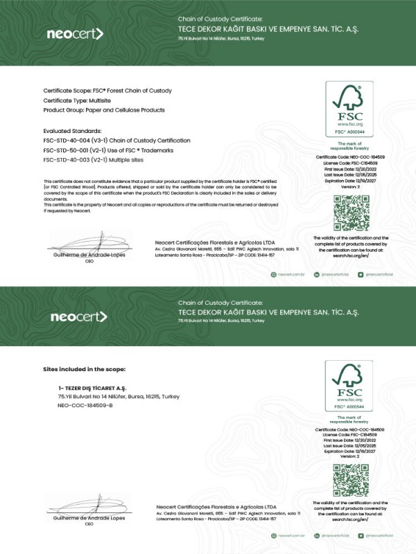 Look for our FSC®-certified products